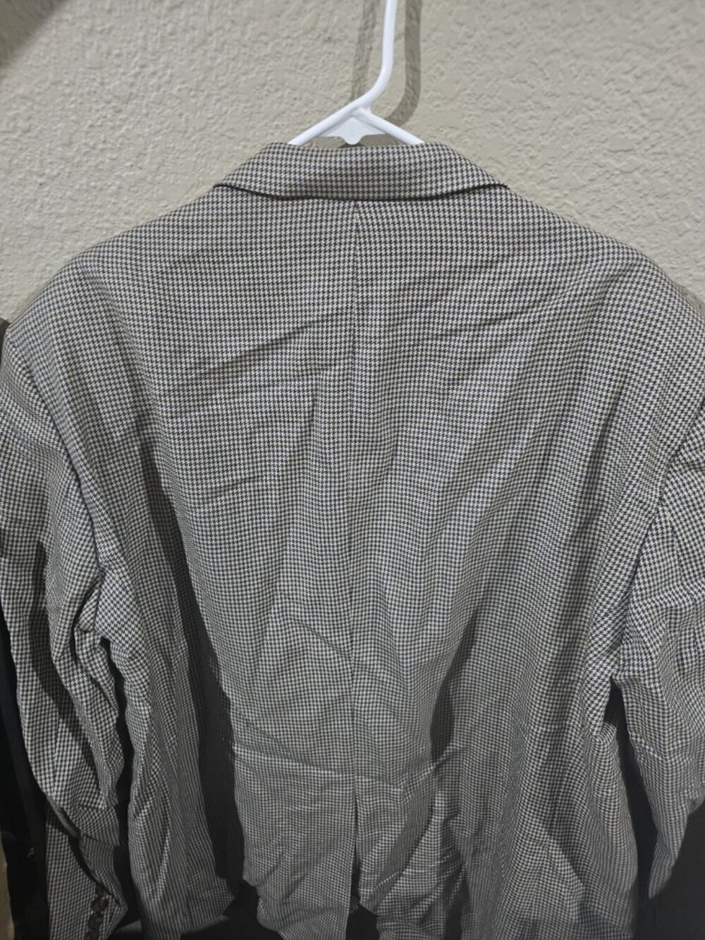 Chaps Ralph Lauren Tan Herringbone Wool Blazer Jacket Men's Size 50R Vintage - Picture 6 of 6